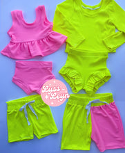 Load image into Gallery viewer, Neon pink swim
