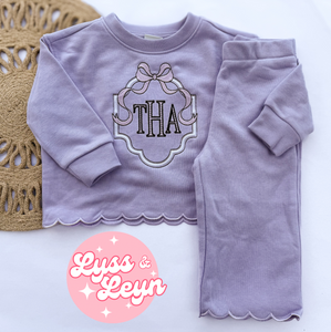Scalloped lounge sets