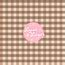 Load image into Gallery viewer, Brown plaid
