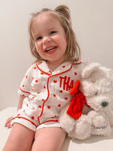 Load image into Gallery viewer, Heart pajamas
