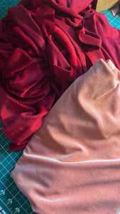 Light pink velvet