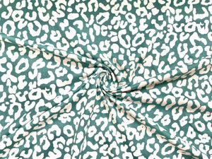 Teal leopard