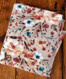 Tan floral