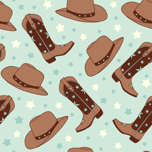Cowboy boots blue