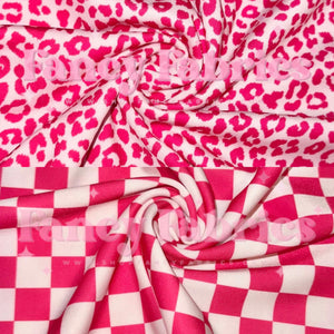 Cheetah and checkers swim