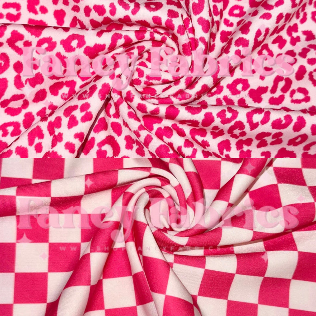 Cheetah and checkers swim