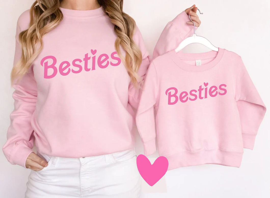 Besties adult crewneck